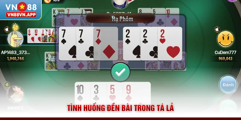 Bài Phỏm VN88 - Trải Nghiệm Đánh Bài Hấp Dẫn Mỗi Ngày 4 Tình huống đền bài trong Tá Lả